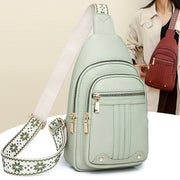 Vattentät och slitstark bröstväska med stor kapacitet