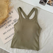 Kvinnors Cross Ryggväst Med Bröstkudde BH