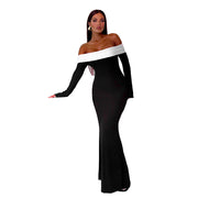 Women's Autumn Waist-tight Hip-wrapped Fashion Dress