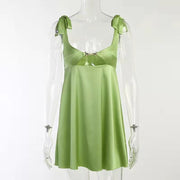 Modisches Tube-Top-Kleid mit Schnürung für Damen