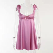 Modisches Tube-Top-Kleid mit Schnürung für Damen