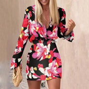 Kvinnors tryckta mode Casual Set