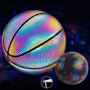 Glödande fluorescerande basketboll