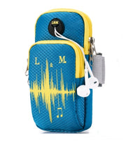 Kompatibel med Apple, Running Mobile Arm Bag Herr och Dam Sport Arm Bag IPhone7 eller 8plus Vattentät Mobiltelefon Arm med Fitness handledsväska