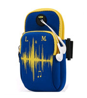 Kompatibel med Apple, Running Mobile Arm Bag Herr och Dam Sport Arm Bag IPhone7 eller 8plus Vattentät Mobiltelefon Arm med Fitness handledsväska