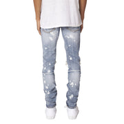 Zerrissene Herren Jeans Mode Slim Stretch