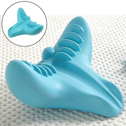 Shiatsu massagekudde C-stöd nacke och nacke halsryggrad avslappning muskel kudde med minnesskum