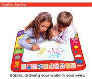 80 x 60 cm Baby Kinder Wasser hinzufügen mit magischem Stift Gekritzel Malerei Bild Wasserzeichnung Spielmatte in Zeichenspielzeug Brett Geschenk Weihnachten
