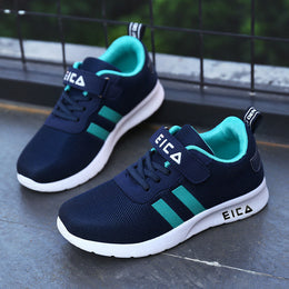 Modesneakers för barn för pojkar, flickor, Mesh-tennisskor med andningsförmåga, sportlöparskor, lättviktsskor, avslappnade promenadskor