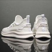 Alle schwarzen Arbeitsschuhe Herren Mesh Herrenschuhe Atmungsaktive leichte Mesh-Schuhe Sommer Mesh Sport Freizeitschuhe