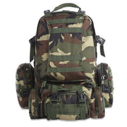 50L utomhusryggsäck Molle Military Tactical Backpack Ryggsäck Sportväska Vattentät Camping Vandring Ryggsäck Resor