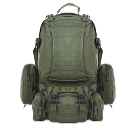 50L utomhusryggsäck Molle Military Tactical Backpack Ryggsäck Sportväska Vattentät Camping Vandring Ryggsäck Resor