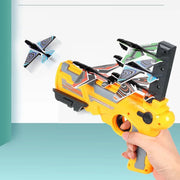 Barns utomhuspojkeleksaker Hand kastar Spin Glider Model Launcher