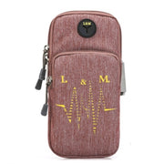 Kompatibel med Apple, Running Mobile Arm Bag Herr och Dam Sport Arm Bag IPhone7 eller 8plus Vattentät Mobiltelefon Arm med Fitness handledsväska