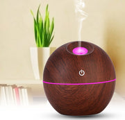 USB Aroma Essential Oil Ultrasonic Cold Steam Diffuser Luftfuktare Purifier 7 Color Change LED Night Light för hemmakontor