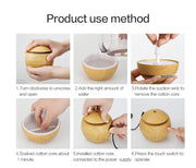 USB Aroma Essential Oil Ultrasonic Cold Steam Diffuser Air Humidifier Purifier 7 Color Change LED Night Light for Home Office