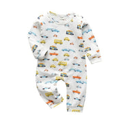 Nyfödd babykläder Pojkar Flickor Romper Barn Jumpsuit