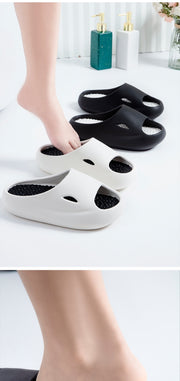Par Sommar Utomhuskläder Tjock Botten Shit Feeling Home Tofflor