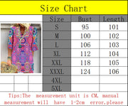 Women's Fashion V-neck Straight Ethnic Print Casual Skirt