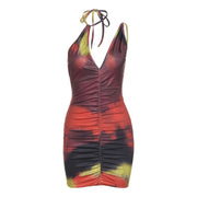 Modisches Etuikleid mit Neckholder und schmaler Passform für Damen