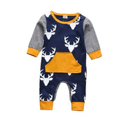 Nyfödd babykläder Pojkar Flickor Romper Barn Jumpsuit