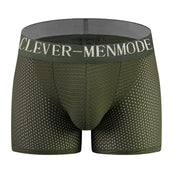 Men's Army Green Camouflage Mesh Breathable Boxers