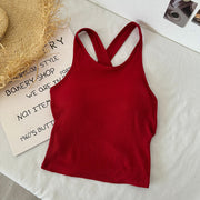 Kvinnors Cross Ryggväst Med Bröstkudde BH