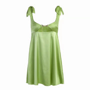 Modisches Tube-Top-Kleid mit Schnürung für Damen