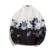 Nisch i Hong Kong-stil Lösblommaskjorta