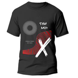 T-shirt med rund hals i bomull med kort ärm