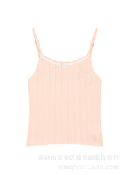 Jacquard Women's Suspender Shorts Suit