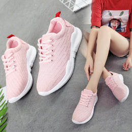 Atmungsaktive Strick-Sneakers im koreanischen Stil für Damen