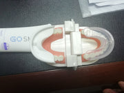 360 grader intelligent automatisk elektrisk tandborste Vattentät U-typ tandborste blekning blått ljus USB-laddning 