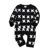 Nyfödd babykläder Pojkar Flickor Romper Barn Jumpsuit