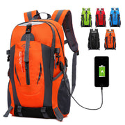 USB aufladbare Tasche neue Doppel-Umhängetasche für Männer große Kapazität Outdoor-Bergsteigertasche Frauen Sport Freizeit Reisetasche