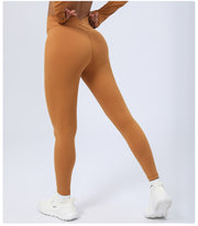 Cross Stitching Yoga Leggings Sport Träningskläder Byxor