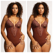 Lace Shapewear Women's Jumpsuit Waist Control Body Shaping Butt Lift Bodysuit Body Shaper Rompers