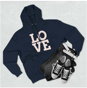 LOVE Letter tryckt rund hals lös huvtröja