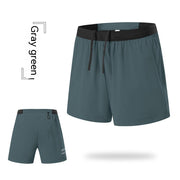 Men's Summer Fake Two-piece Double-layer Quick-drying Shorts