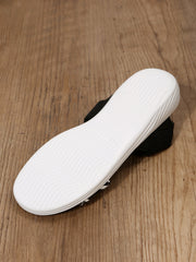 Houndstooth Randiga Platta Casual Skor