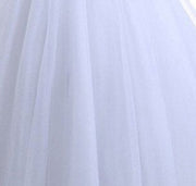 Släpande bröllopsklänning tub topp spets bröllopsklänning