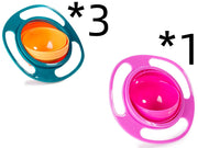 360 roterande universella spillsäkra skålar