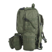 50L utomhusryggsäck Molle Military Tactical Backpack Ryggsäck Sportväska Vattentät Camping Vandring Ryggsäck Resor