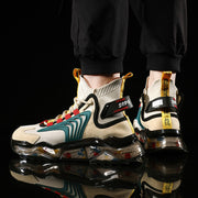 Herrskor High Top Skor Tjocksulor Andas Casual Shoes