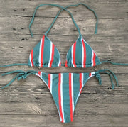 European and American sequins sexy bikini split swimsuit ladies
