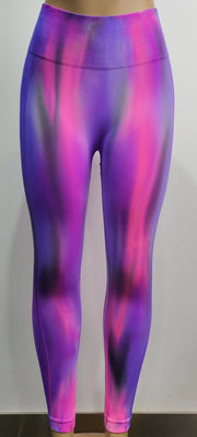 Ny Tie Dye Aurora Print Sportbyxor Seamless High-Wisted Fitness Yoga Byxor För Kvinnor Gym Löpning Träningsbyxor Byxor