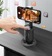 360 Auto Face Tracking Gimbal AI Smart Gimbal Face Tracking Auto Phone Hållare för Smartphone Video Vlog Live Stabilizer Tripod