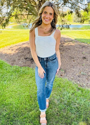 Slim Fit Oversized High Elasticity Slimming Damjeans