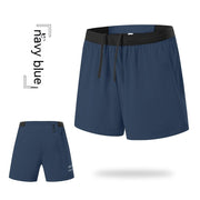 Men's Summer Fake Two-piece Double-layer Quick-drying Shorts