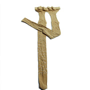 Rhinestone Quartz Fyra sidor Utskurna Tomma Nätstrumpor Grenfri